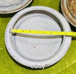 51-'53 CHEVY Fleetline DOG DISH HUBCAPS Styline Wagon 1951 1952 1953 (4)