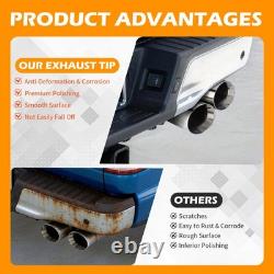 5 Inlet 6Dual Outlet 17 L Stainless Steel Exhaust Tip For Diesel Pickup Truck