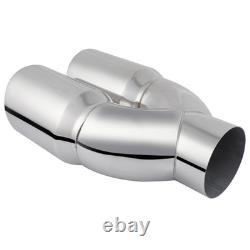 5 Inlet 6Dual Outlet 17 L Stainless Steel Exhaust Tip For Diesel Pickup Truck