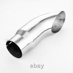 5 Out Diesel Truck Pickup 4 In Exhaust Tip 304 Stainless Steel Turn Down Pipe