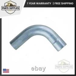 5 Stainless Steel Exhaust Elbow 90° Bend OD/ID Ends 19.5 Leg for Semi Truck