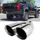 5 To 6 Chrome Quad Exhaust Tips Dual Stainless Steel For Chevy Colorado Truck