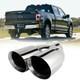 5 To 6 Chrome Quad Exhaust Tips Dual Stainless Steel For Ford F150 F-150 Truck
