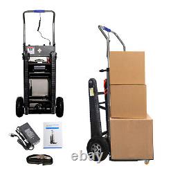600W Heavy Duty Electric Stair Climbing Hand Trucks, 661lb Capacity for Warehouse