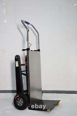 600W Heavy Duty Electric Stair Climbing Hand Trucks, 661lb Capacity for Warehouse