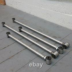 67-72 Chevy Truck C10 C15 SWB LS 4 Link Triangulated Rear Suspension Kit chrome