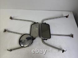 67-72 Ford F-250 F-350 Truck Stainless Steel West Coast JR SR Side Mirrors 3 Leg