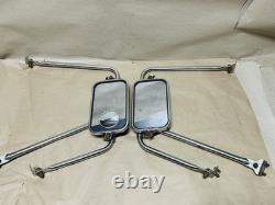 67-72 Ford F-250 F-350 Truck Stainless Steel West Coast JR SR Side Mirrors 3 Leg