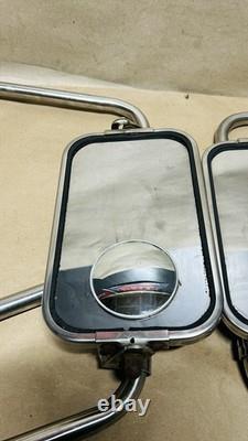 67-72 Ford F-250 F-350 Truck Stainless Steel West Coast JR SR Side Mirrors 3 Leg