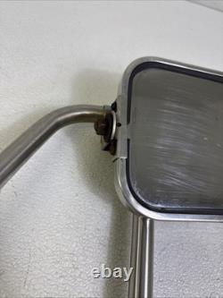 67-72 Ford F-250 F-350 Truck Stainless Steel West Coast JR SR Side Mirrors 3 Leg
