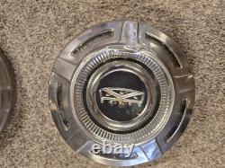 67 77 Ford Truck F250 Dogdish Hubcaps Stainless 12 Inch Pair