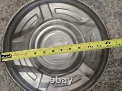 67 77 Ford Truck F250 Dogdish Hubcaps Stainless 12 Inch Pair