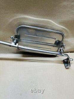 67-79 West Coast Jr. Ford Pickup Truck Stainless Tow Camper Side Mirror OEM (1)