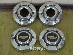 69-75 Chevy 4x4 Dog Dish 10 1/2 HUBCAPS 1969-1975 Set K10 Truck 1/2 Ton 15