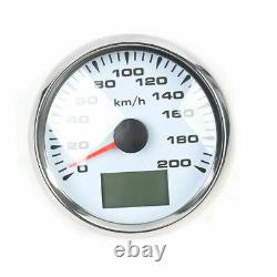 6 Gauge GPS Speedometer Waterproof Stainless Steel Plate For Truck Motor Boat