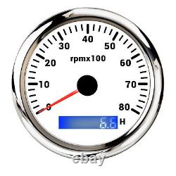 6 Gauge Set GPS Speedometer 0-120 KM/H For Car Marine Boat Truck Waterproof