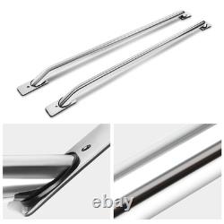 71.2 L Stainless Steel Truck Side Rail Bars for 99-07 Silverado Sierra 6.5' Bed