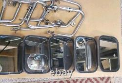 73 77 Ford Truck F150 F250 Tow Mirrors Stainless Oem Ford Script Repair Parts