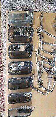73 77 Ford Truck F150 F250 Tow Mirrors Stainless Oem Ford Script Repair Parts