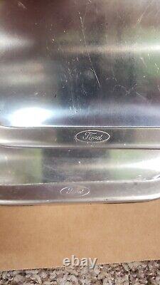 73 77 Ford Truck F150 F250 Tow Mirrors Stainless Oem Ford Script Repair Parts
