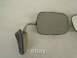 73-87 Chevy GMC Truck GM OEM EXTENDING TOW MIRRORS STAINLESS DOOR MIRRORS LH RH