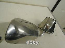 73-87 Chevy GMC Truck GM OEM EXTENDING TOW MIRRORS STAINLESS DOOR MIRRORS LH RH