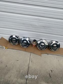 78-91 Ford Truck Dog Dish HUB CAPS 12 Set of 4 withDeep Rears 3/4 ton F250 16