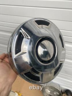 78-91 Ford Truck Dog Dish HUB CAPS 12 Set of 4 withDeep Rears 3/4 ton F250 16