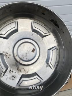 78-91 Ford Truck Dog Dish HUB CAPS 12 Set of 4 withDeep Rears 3/4 ton F250 16