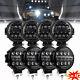 7inch Round Led Pods Work Light Bar Drl Off Road Driving Fog Headlight Truck 4wd