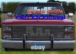 81-88 86 84 87 Chevy C10 GMC Pickup Truck Black Stainless Steel Grille 82 83 85