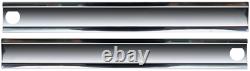 85-87 Chevy C10 Truck LH & RH S. S. Center Grille Moldings Dual Headlight Bezels