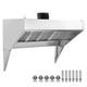 8' Ft Commercial Exhaust Hood Food Truck Concession Trailer Hood Stainless Steel