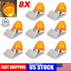 8 For Truck Universal Watermelon Light Under Glow Frame Bracket Stainless Steel