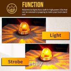 8 For Truck Universal Watermelon Light Under Glow Frame Bracket Stainless Steel