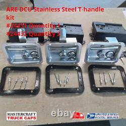 ARE DCU Truck Cap Stainless Steel Folding T-handle of 3 Part #24431 & #24432