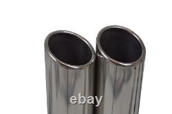 All-Stainless Dual Exhaust Ford F150 15-18 Flowmaster super 10 Side R Tip