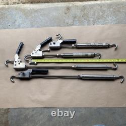 Anchor Guard cushioned truck camper Quick Release tie downs USED stainless steel