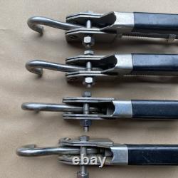 Anchor Guard cushioned truck camper Quick Release tie downs USED stainless steel