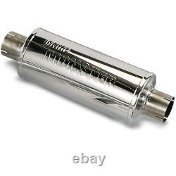Banks Stainless Steel 4 Inlet & Outlet Exhaust Muffler Univ Chevy Ford Truck
