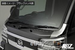 Black Plateds500P/S510P Late Hijet Truck Bonnet Hood Trim/Stainless Steel/Cover/