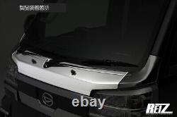 Black Plateds500P/S510P Late Hijet Truck Bonnet Hood Trim/Stainless Steel/Cover/