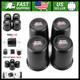 Black Stainless Steel Push Through Wheel Center Caps For Trailer Truck Rv Suv