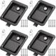 Black Truck Tool Box Lock Replacement Kit, Stainless Steel Paddle Latch For T