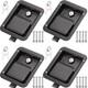 Black Truck Tool Box Lock Replacement Kit, Stainless Steel Paddle Latch For T