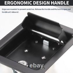 Black Truck Tool Box Lock Replacement kit, Stainless Steel Paddle Latch for T