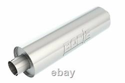 Borla Heavy Duty (Truck) Muffler 3in Center-Center 24in x 6.75in Round Notche