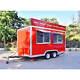 Box Mobile Food Cart Trailer Made To Order Stainless Steel Custom Food Truck