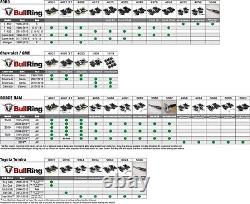 Bull Ring 1001-9 Pk Truck Tie Downs 07-20 Silv-Sierra 15-20 Colorado -Cnyn