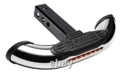 Bully CR-600L Chrome Stainless Steel Universal Fit Truck LED Brake Light Hitc